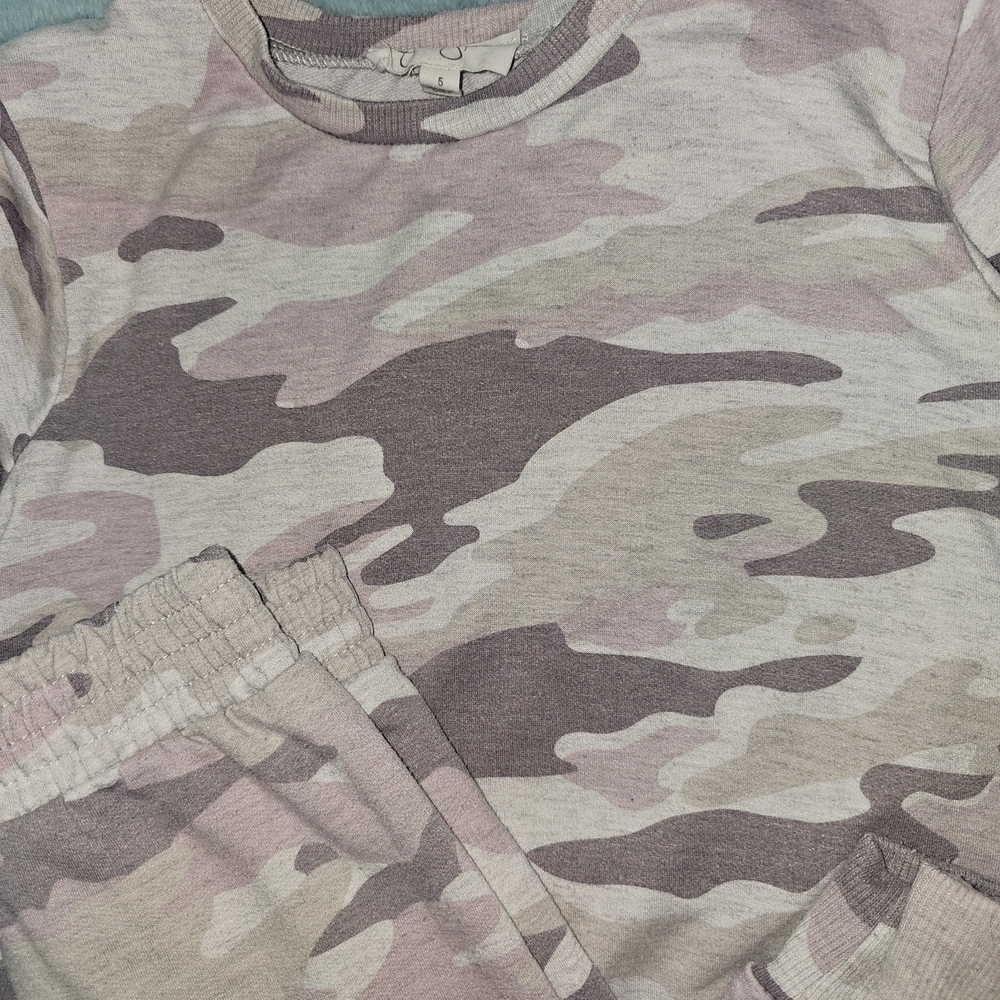 Jessica Simpson Pink Camo Kids Matching 3 Pc Set - Picture 3 of 13